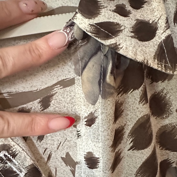PERCEPTIONS BY IRENE B. | Vintage Long Sleeve Animal Print Dress - Picture 5 of 12